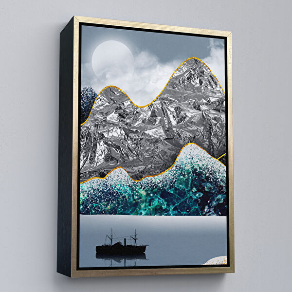 Harita Sepeti Kanvas Tablo