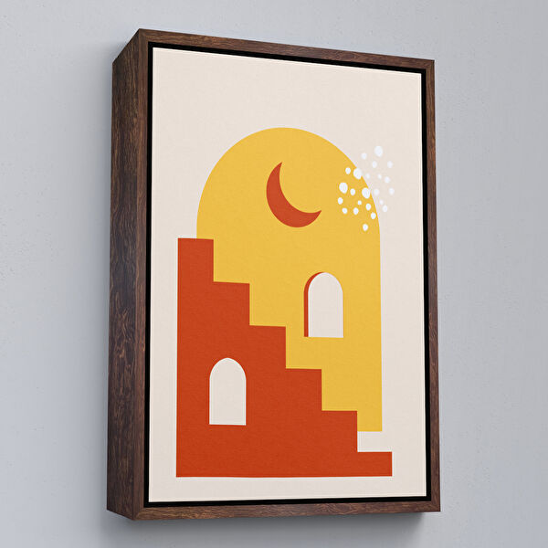 Harita Sepeti Kanvas Tablo