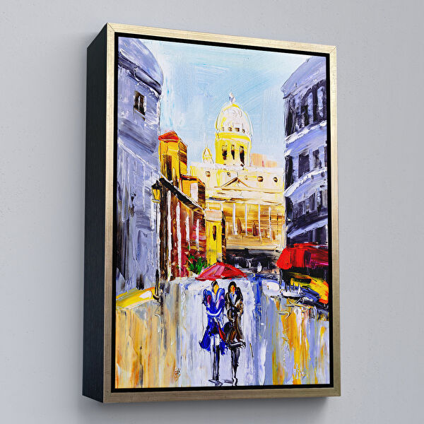 Harita Sepeti Kanvas Tablo