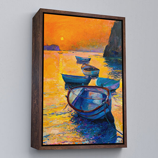 Harita Sepeti Kanvas Tablo