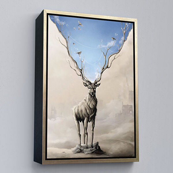 Harita Sepeti Kanvas Tablo