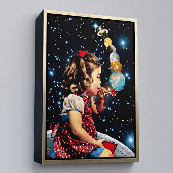 Harita Sepeti Kanvas Tablo