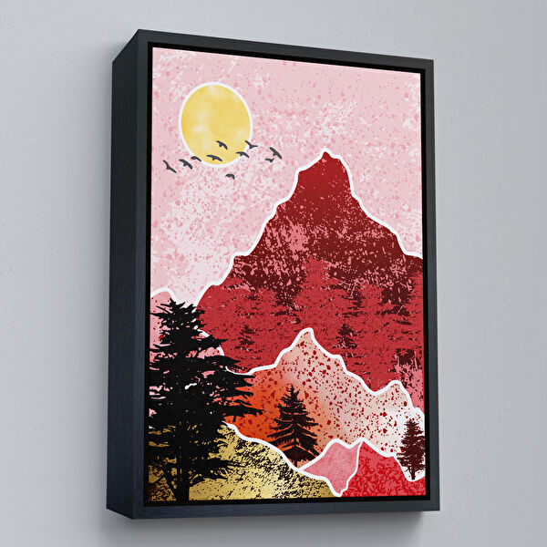 Harita Sepeti Kanvas Tablo