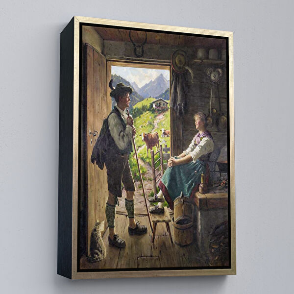 Harita Sepeti Kanvas Tablo