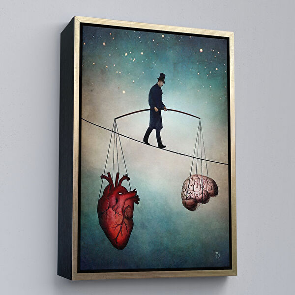 Harita Sepeti Kanvas Tablo