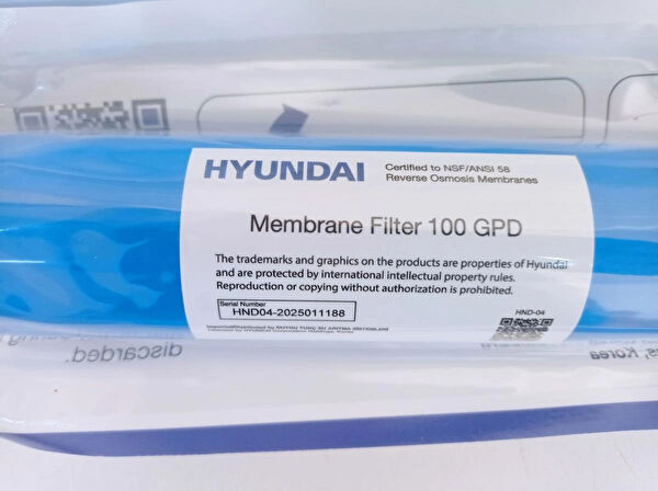 Hyundai Su Arıtma Cihazı Yedek Parça, Aksesuar