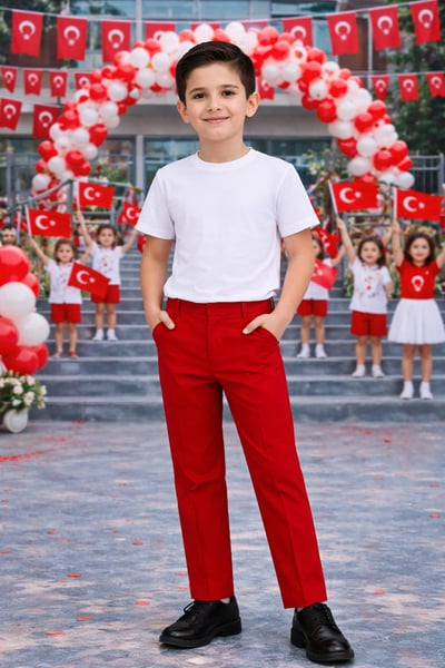 Herşey Nota Erkek Çocuk Pantolon