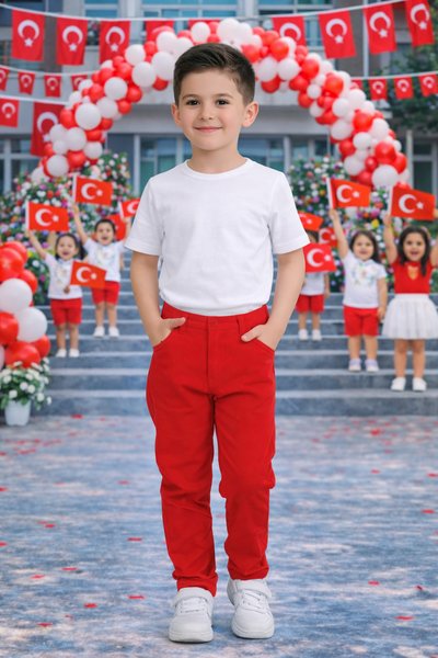 Herşey Nota Erkek Çocuk Pantolon