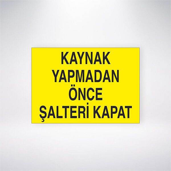 Reysa Tasarım Güvenlik Uyarı İşaretleri, İş Güvenliği Levhaları