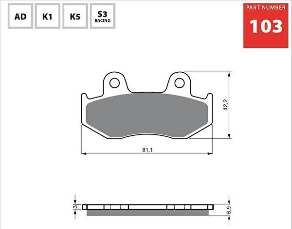 Hsb Krank, Piston ve Contalar