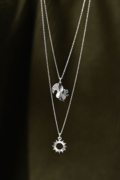 Papatya Silver Kolye