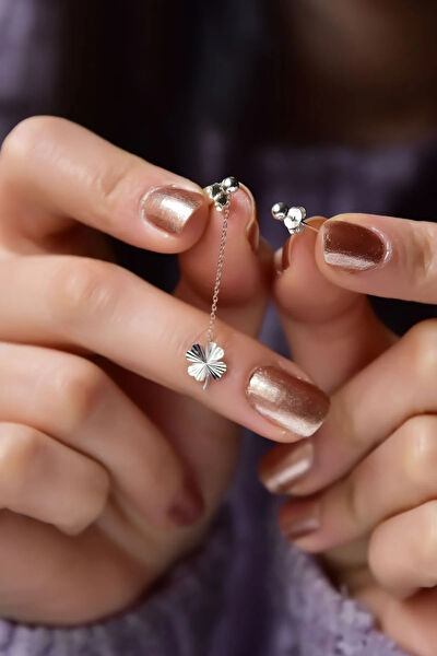 Papatya Silver Küpe