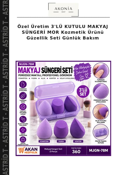 Astrid T Makyaj Süngeri