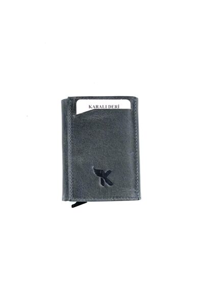 Karalı Deri Kadın Cüzdan