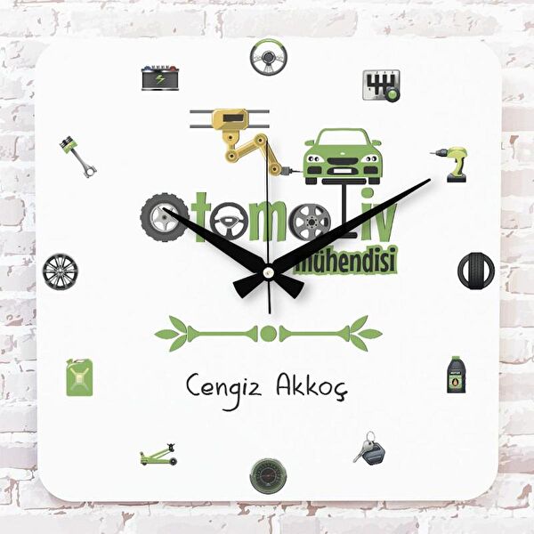 PERA LAZER KESİM Dekoratif Duvar Saati