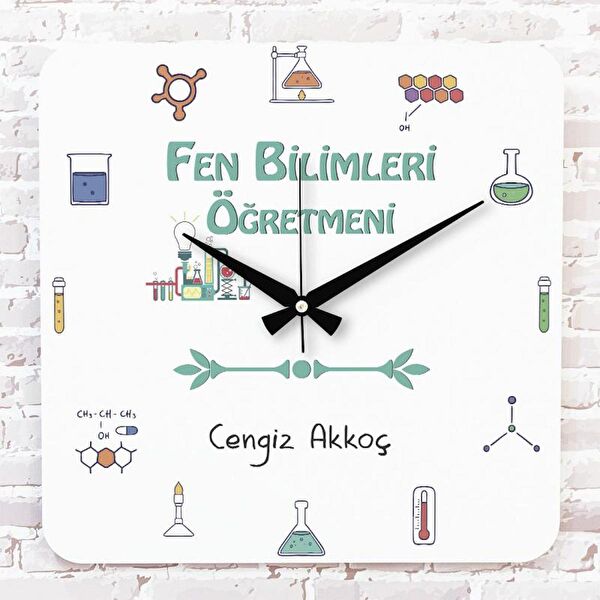 PERA LAZER KESİM Dekoratif Duvar Saati