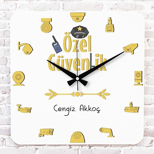 PERA LAZER KESİM Dekoratif Duvar Saati