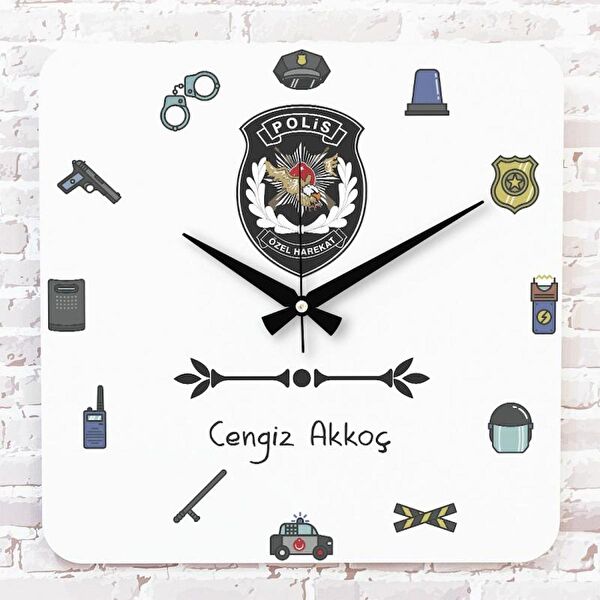 PERA LAZER KESİM Dekoratif Duvar Saati