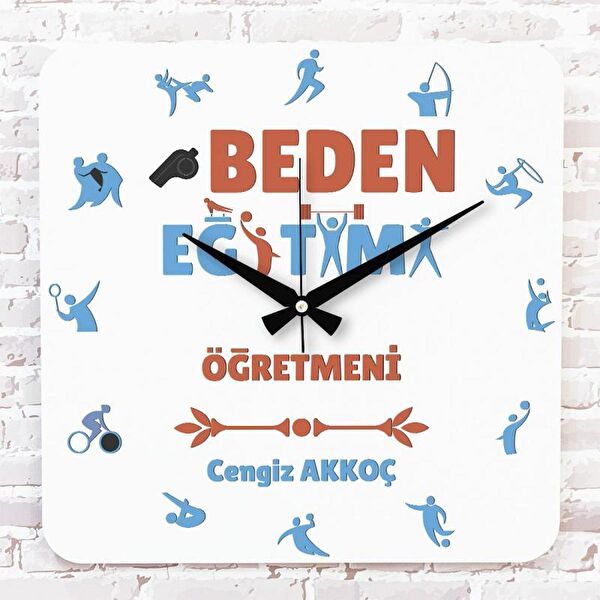 PERA LAZER KESİM Dekoratif Duvar Saati