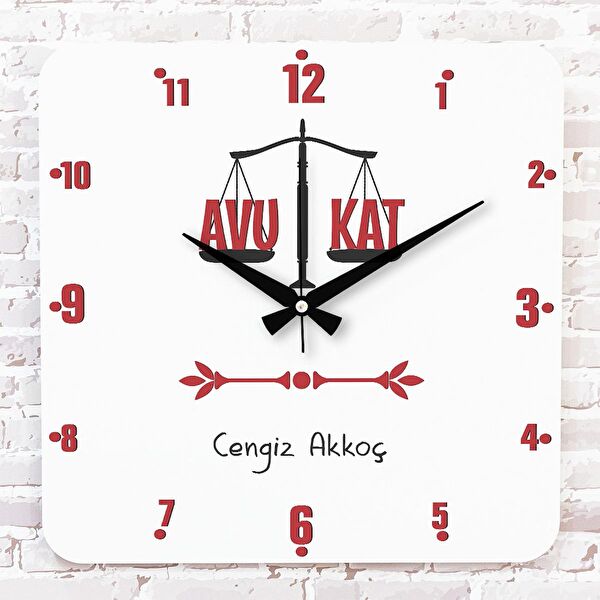 PERA LAZER KESİM Dekoratif Duvar Saati