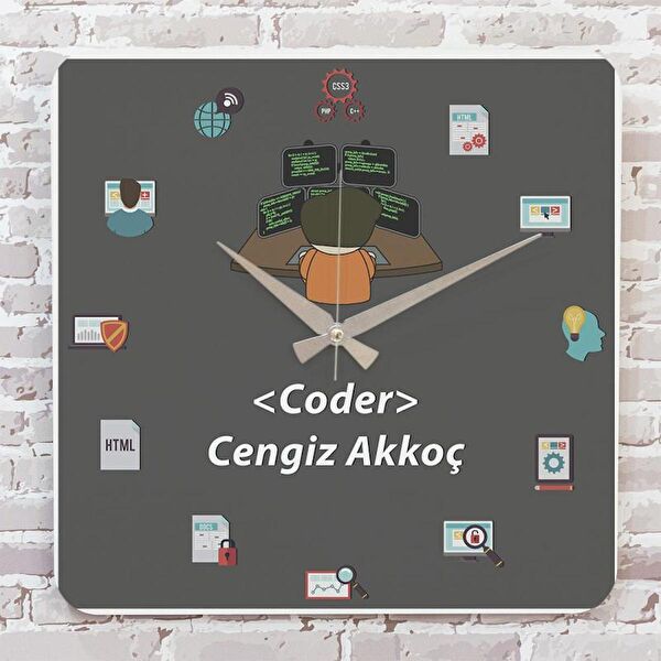 PERA LAZER KESİM Dekoratif Duvar Saati