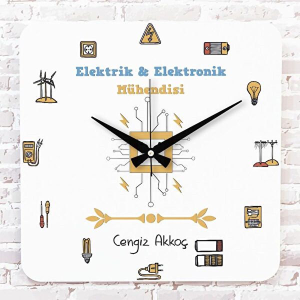 PERA LAZER KESİM Dekoratif Duvar Saati