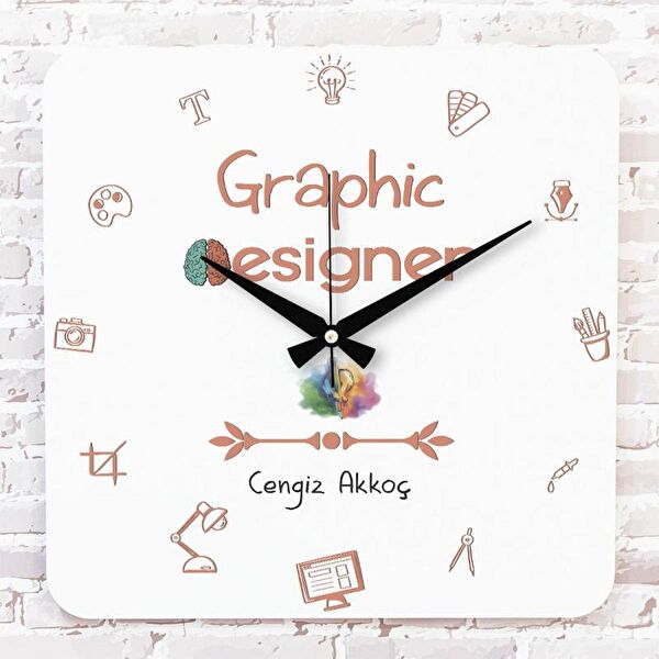 PERA LAZER KESİM Dekoratif Duvar Saati