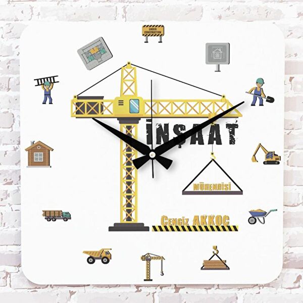 PERA LAZER KESİM Dekoratif Duvar Saati