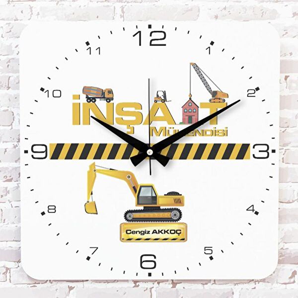 PERA LAZER KESİM Dekoratif Duvar Saati