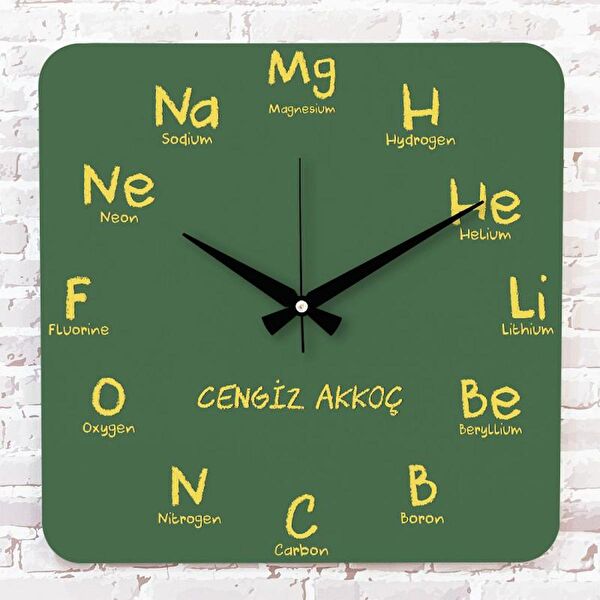 PERA LAZER KESİM Dekoratif Duvar Saati