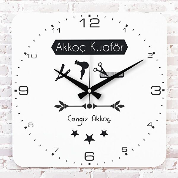 PERA LAZER KESİM Dekoratif Duvar Saati