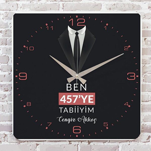 PERA LAZER KESİM Dekoratif Duvar Saati