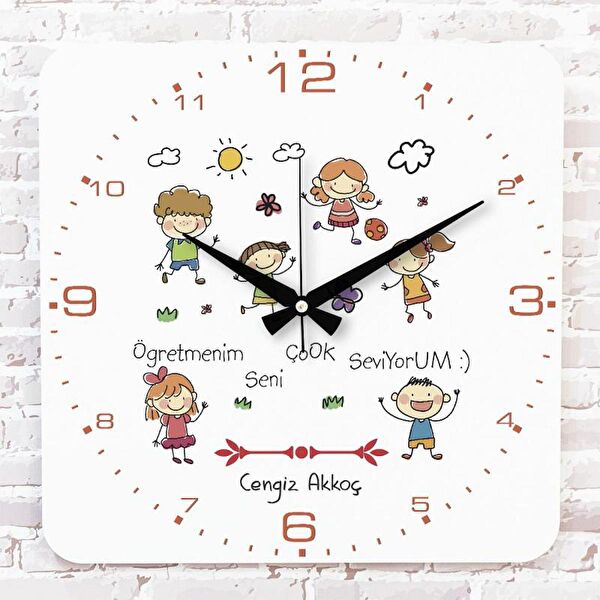 PERA LAZER KESİM Dekoratif Duvar Saati