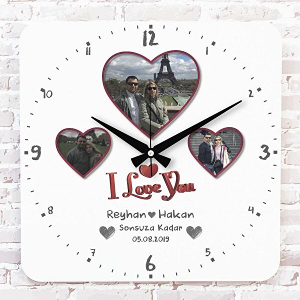 PERA LAZER KESİM Dekoratif Duvar Saati