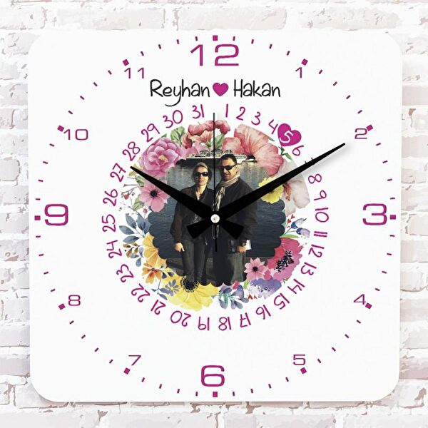 PERA LAZER KESİM Dekoratif Duvar Saati