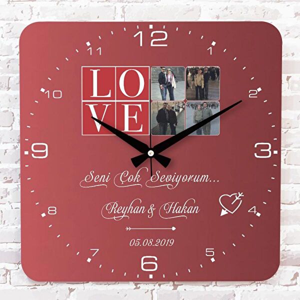 PERA LAZER KESİM Dekoratif Duvar Saati