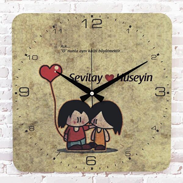 PERA LAZER KESİM Dekoratif Duvar Saati