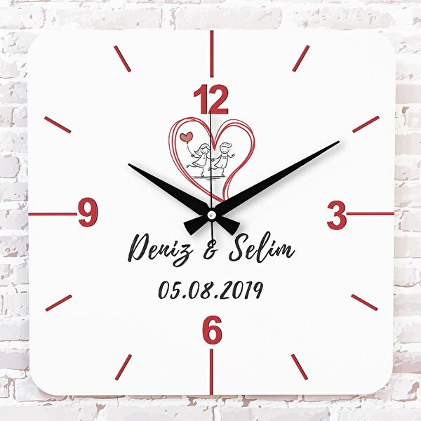 PERA LAZER KESİM Dekoratif Duvar Saati