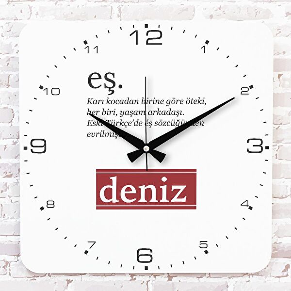 PERA LAZER KESİM Dekoratif Duvar Saati