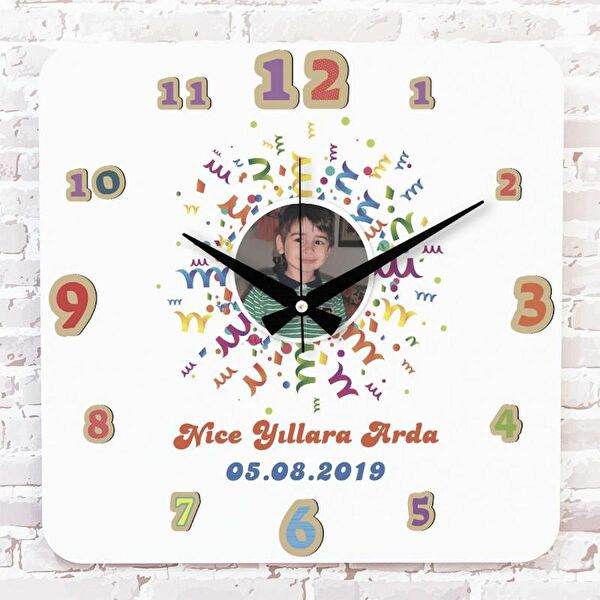 PERA LAZER KESİM Dekoratif Duvar Saati