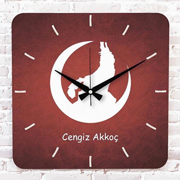 PERA LAZER KESİM Dekoratif Duvar Saati