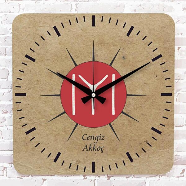 PERA LAZER KESİM Dekoratif Duvar Saati