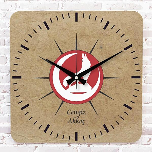 PERA LAZER KESİM Dekoratif Duvar Saati