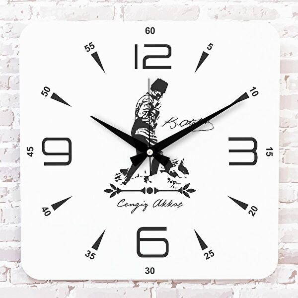 PERA LAZER KESİM Dekoratif Duvar Saati