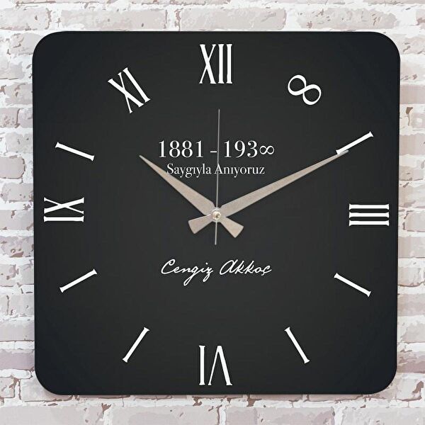 PERA LAZER KESİM Dekoratif Duvar Saati