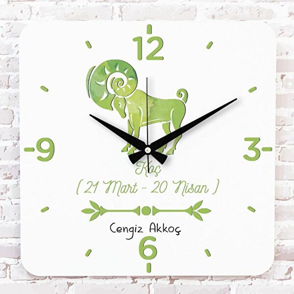 PERA LAZER KESİM Dekoratif Duvar Saati