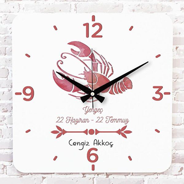 PERA LAZER KESİM Dekoratif Duvar Saati