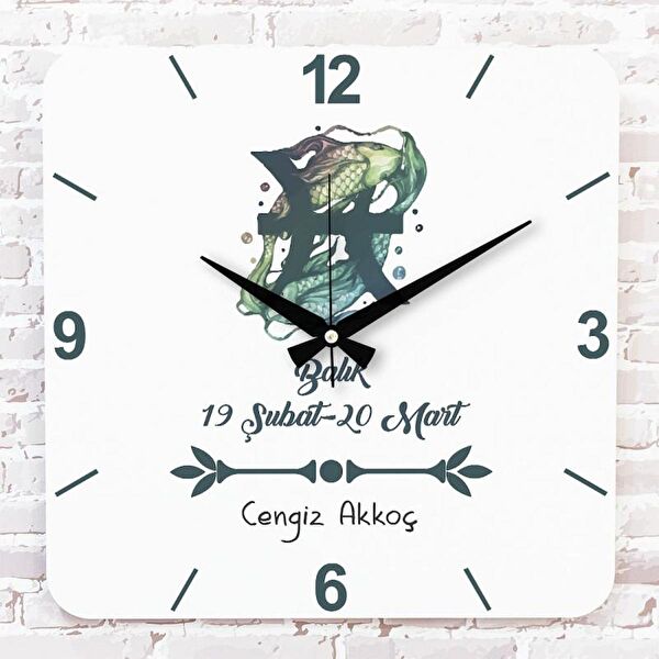 PERA LAZER KESİM Dekoratif Duvar Saati