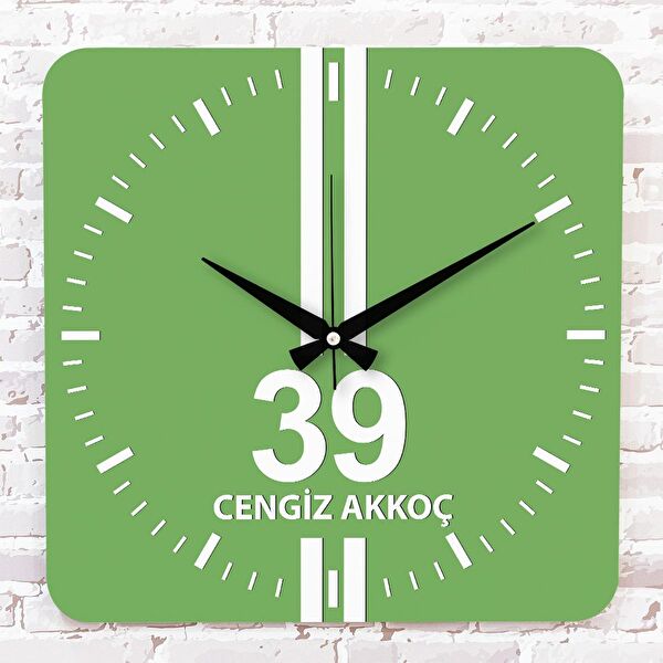 PERA LAZER KESİM Dekoratif Duvar Saati