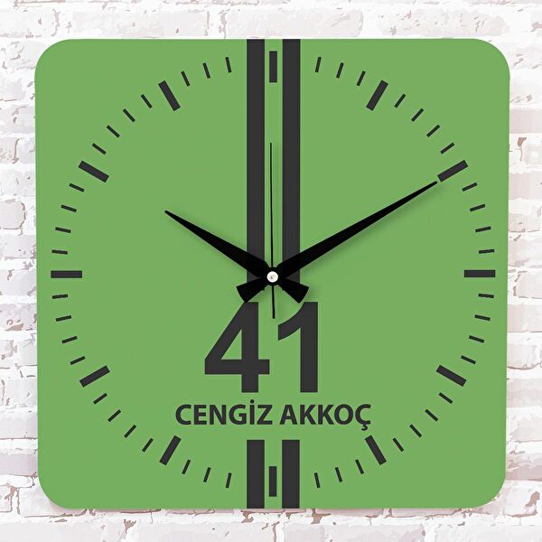 PERA LAZER KESİM Dekoratif Duvar Saati